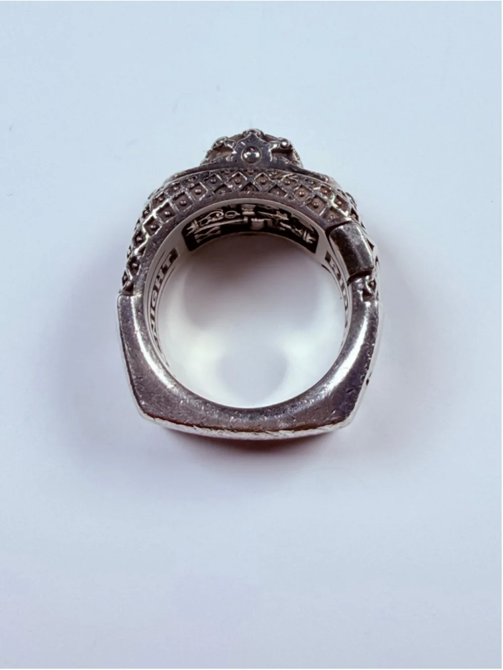 NightRider King's Ring Black Onyx Eyes 925 Sterling Silver Biker Ring $690